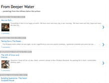 Tablet Screenshot of fromdeeperwater.blogspot.com