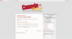 Desktop Screenshot of canadagenweb.blogspot.com