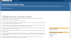 Desktop Screenshot of buildeffectivesitestoday.blogspot.com