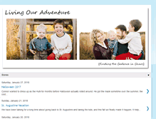 Tablet Screenshot of livingouradventure.blogspot.com