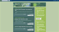 Desktop Screenshot of educationlibrarians.blogspot.com
