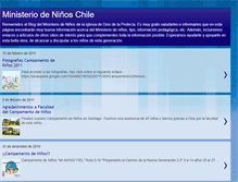 Tablet Screenshot of ministeriodeninoschile.blogspot.com