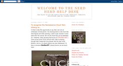 Desktop Screenshot of nerdherdhelpdesk.blogspot.com