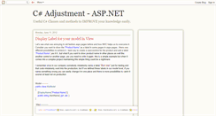 Desktop Screenshot of csharpadjustment.blogspot.com