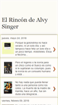 Mobile Screenshot of elrinconalvysinger.blogspot.com