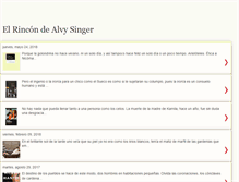 Tablet Screenshot of elrinconalvysinger.blogspot.com