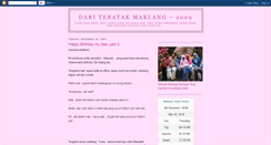 Desktop Screenshot of dariteratakmaklang2009.blogspot.com