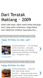Mobile Screenshot of dariteratakmaklang2009.blogspot.com