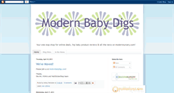 Desktop Screenshot of modernbabydigs.blogspot.com