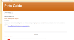 Desktop Screenshot of pintocaido.blogspot.com
