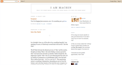 Desktop Screenshot of iammachin.blogspot.com