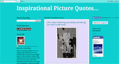 Desktop Screenshot of inspirationalpicturequotes.blogspot.com