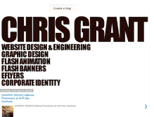 Tablet Screenshot of chrisgrantdesign.blogspot.com