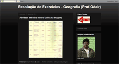 Desktop Screenshot of exerciciosgeografia.blogspot.com