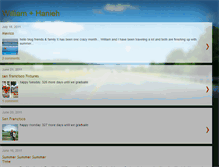 Tablet Screenshot of haniehandwilliam.blogspot.com