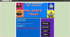 Desktop Screenshot of clubpenguin247cheats.blogspot.com