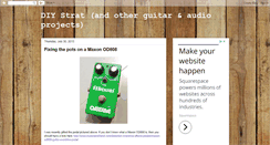 Desktop Screenshot of diystrat.blogspot.com