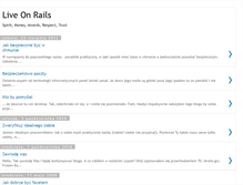 Tablet Screenshot of liveonrails.blogspot.com