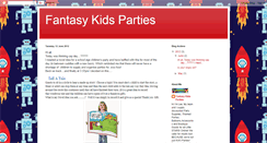 Desktop Screenshot of fantasykidsparties.blogspot.com