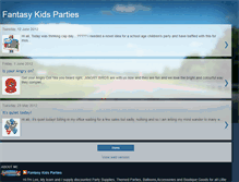 Tablet Screenshot of fantasykidsparties.blogspot.com