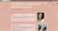 Desktop Screenshot of mamma-till-2.blogspot.com