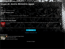 Tablet Screenshot of grupodejovensministerioagape.blogspot.com