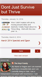 Mobile Screenshot of dontsurvivebutthrive.blogspot.com