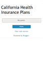 Mobile Screenshot of california-health-plans.blogspot.com
