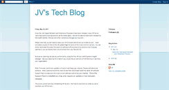 Desktop Screenshot of jvtechblog.blogspot.com