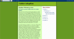 Desktop Screenshot of calderadoption.blogspot.com