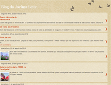 Tablet Screenshot of blogdajoelmaleite.blogspot.com
