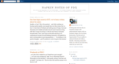 Desktop Screenshot of napkinnotesofpdx.blogspot.com