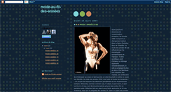 Desktop Screenshot of mode-au-fil-du-temps.blogspot.com