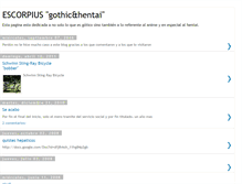 Tablet Screenshot of escorpiushen.blogspot.com