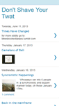 Mobile Screenshot of dontshaveyourtwat.blogspot.com