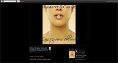 Desktop Screenshot of diamantcarat.blogspot.com