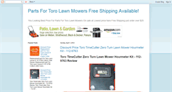 Desktop Screenshot of partsfortorolawnmowers.blogspot.com