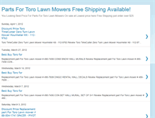 Tablet Screenshot of partsfortorolawnmowers.blogspot.com