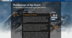 Desktop Screenshot of heart-ponderings.blogspot.com