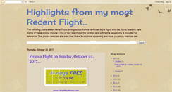 Desktop Screenshot of flyinphilsflighthighlights.blogspot.com