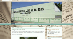 Desktop Screenshot of colegioestadualjoaovilasboas.blogspot.com