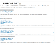 Tablet Screenshot of hurricane-emily.blogspot.com