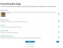 Tablet Screenshot of everythingbestdogs.blogspot.com