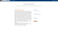Desktop Screenshot of bemdotados.blogspot.com