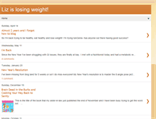 Tablet Screenshot of liz-weightlossjournal.blogspot.com