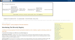Desktop Screenshot of diversitycareers.blogspot.com