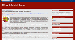 Desktop Screenshot of patriagrandeblog.blogspot.com