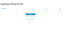 Tablet Screenshot of laurenceferrari-dl-joaillier.blogspot.com