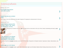 Tablet Screenshot of fredericayurkanin.blogspot.com