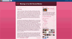 Desktop Screenshot of evilsocialworker.blogspot.com